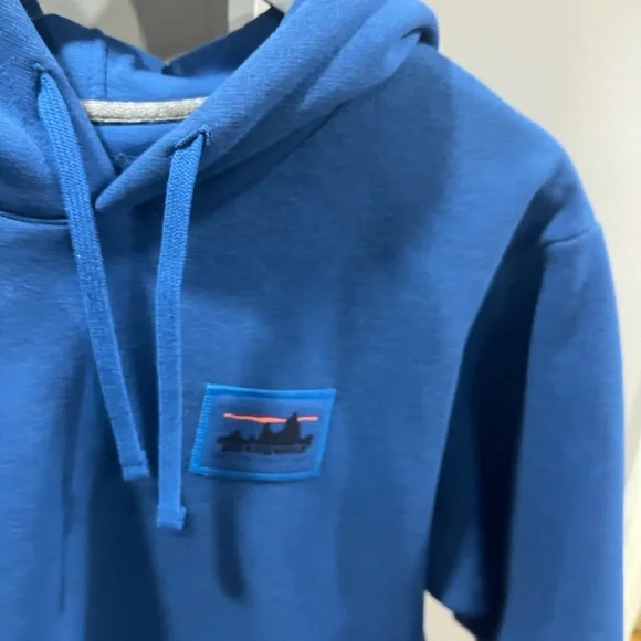 Patagonia Men's Vibrant Blue Hoodie NEW with tags W’large/M’s medium - Picture 6 of 9